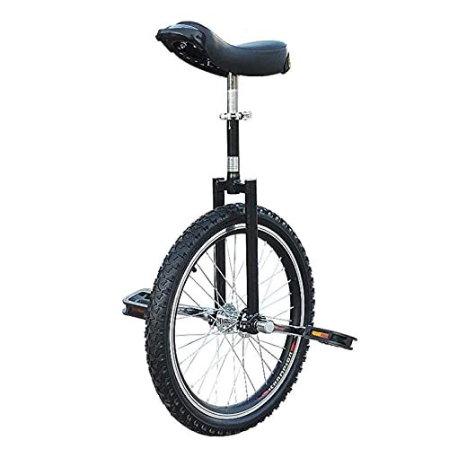Monocycles : Vélo monocycle pour Enfants Adultes, Roue antidérapante de 16 pouces / 18 pouces / 20 Pouces, vélo d'équilibre pour débutants avec Support de monocycle, pour Une Hauteur de 120 à 175 cm, Charge