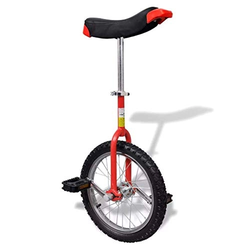 Monocycles : Wghz Exercice de Filles de garçons de monocycle de vélo d'équilibre de vélo d'entraînement de Taille réglable de 16 Pouces