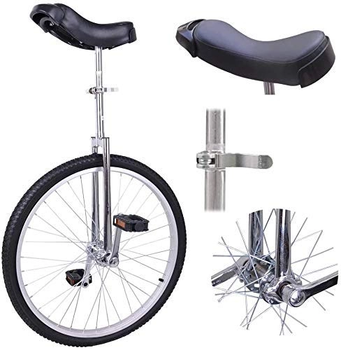 Monocycles : WLGQ Vélo d'équilibre 24"Roue antidérapante monocycle Pneu de Montagne Cyclisme Exercice d'équilibre Hauteur réglable Apprentissage de la Formation