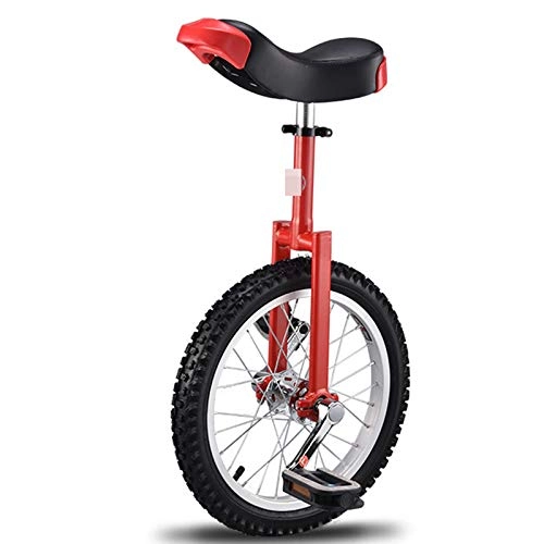 Monocycles : WRJ Monocycle, Entraneur Adulte Monocycle Ajustable en Hauteur Solde Solde Vlo De Vlo De Vlo Adapt Aux Personnes, Rouge