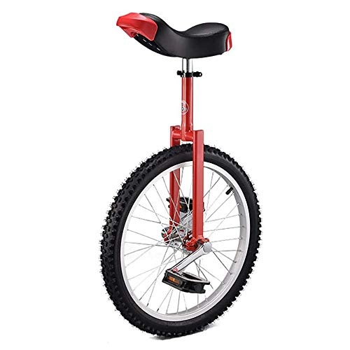 Monocycles : YANGMAN-L Monocycles pour Adultes, débutant Roue monocycle avec Jante en Alliage et pneus Skidproof, Rouge, 20 inch