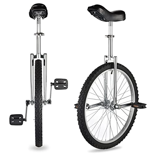 Monocycles : ybaymy Monocycle de 50, 8 cm, réglable pour adultes - Vélo antidérapant à une roue, sports de plein air - Monocycle auto-équilibré pour enfants et adultes débutants - Noir