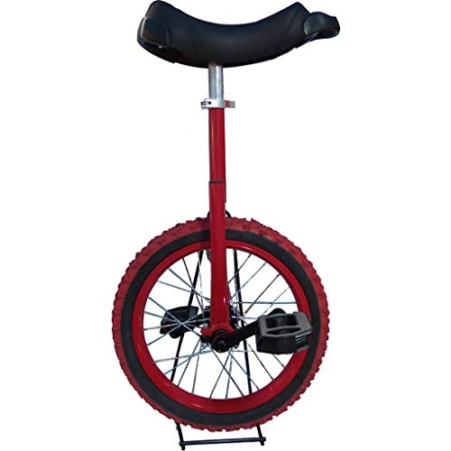 Monocycles : YUHT Brouette 16 Pouces, pneus antidérapants réglables en Hauteur, draisienne, Anniversaire, 2 Couleurs (Couleur: B) Monocycle