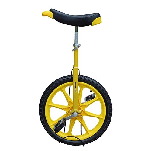 Monocycles : YUHT Monocycle de Roue de 16 Pouces pour Enfants avec siège de Selle Confortable et Pneu de Montagne en Caoutchouc pour l'entraînement à l'exercice d'équilibre Vélo de Rue sur Route Cyclisme (Cou