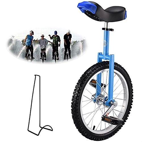Monocycles : Yxxc Monocycle de 18"pour Enfants - Sige de Selle Confortable Pneus Extra pais antidrapants, Vlo Amusant Fitness Balance Exercice Monocycle