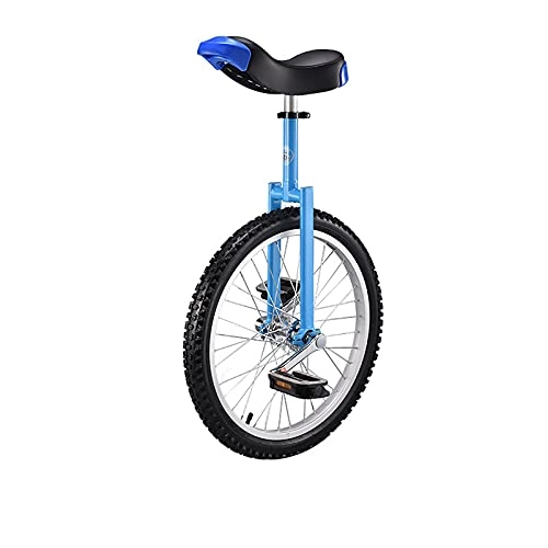 Monocycles : ZGZFEIYU 20 Pouces Épaule Plate Monocycle Anneau en Acier Colonne Équilibre Vélo Vélo d'exercice Adapté Aux Débutants Et Unisexe-Blau||20