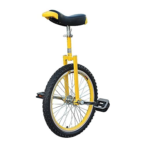 Monocycles : ZGZFEIYU Monocycle 16 / 18 / 20 Pouce Balance de vélo Vélo Enfants Adulte Simple Roue Convient aux débutants-Gelb||16