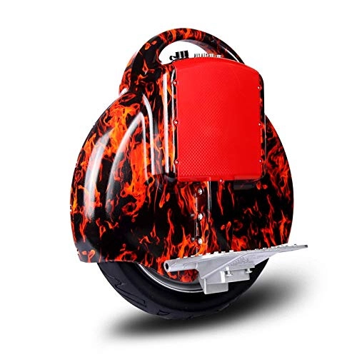 Monocycles : ZHEBEI Monocycle électrique Smart Balance Car Auto Equilibrage Monocycle Classique Flamme