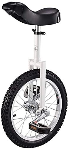 Monocycles : ZWH Monocycle Vélo Unicycle Single Rond Adulte Adulte Ajustable Hauteur Équilibre Cyclisme Exercice 16 / 18 / 20 Pouce (Size : 18 inch)
