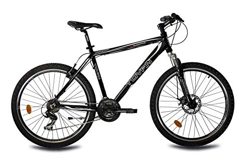 Vélos de montagnes : 26 KCP VTT en aluminium vélo de Messieurs tovian 21 vitesses Shimano Noir – 66, 0 cm (26 pouces)
