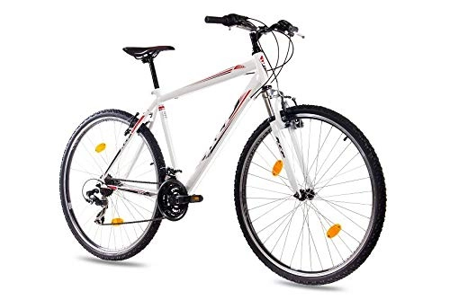 Vélos de montagnes : 28 "Mountain Bike vélo KCP VTT One Unisexe avec 21 vitesses Blanc