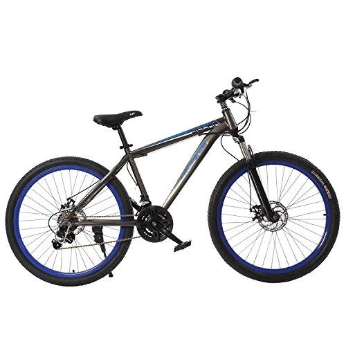 Vélos de montagnes : BIKFUN Vélo de Montagne Pliable pour vélo électrique, 26 / 20 pneus Vélo électrique pour vélo Ebike 250 W, Batterie au Lithium 36V 8Ah, Suspension Complète Premium, 21 / 7 Vitesses (Authentique)