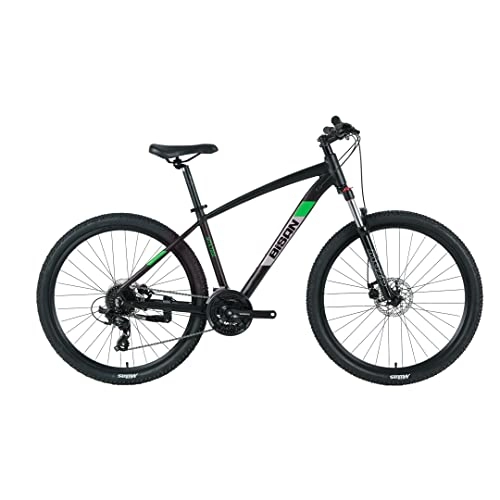 Vélos de montagnes : Bisan MTX 7200 VTT avec roues 26", roues 27, 5", roues 29", pour adultes / homme / femme, plusieurs couleurs, cadre en aluminium, double maille, facile à monter (26", vert)