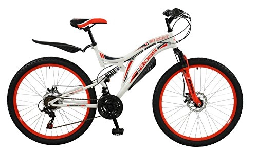 Vélos de montagnes : BOSS Ice White Vélo pour Femme 18", Femme, B2016158, Rouge / Blanc, Taille 36