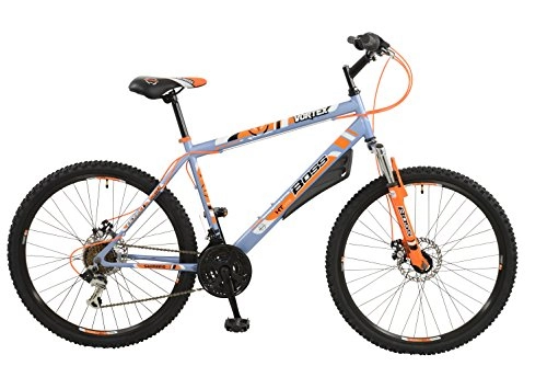 Vélos de montagnes : Boss Vélo de Vortex pour Homme, Gris / Orange, 66 cm
