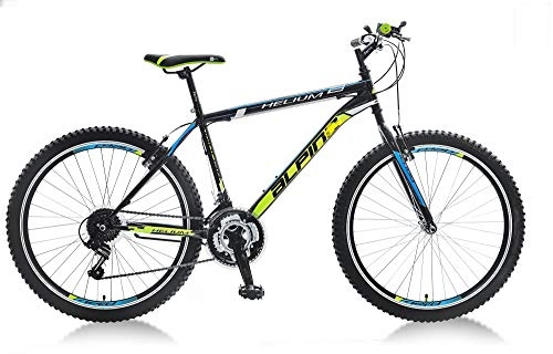 Vélos de montagnes : breluxx® 2019 Vélo de Montagne Hardtail Helium Sport XL Noir 18 Vitesses
