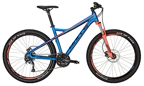Vélos de montagnes : Bulls Homme, 24 vitesses Shimano – Vélo mountain bike 27, 5 pouces sharptail 2 Disc – Bleu / Orange, bleu / orange