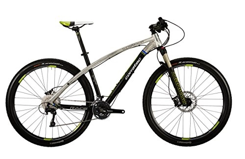 Vélos de montagnes : Corratec Super Bow 29 Race vélo, Raw Aluminium Mat / Citron Vert / Noir, 44