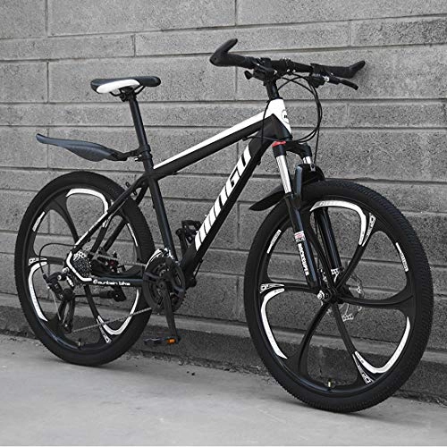 Vélos de montagnes : CPY-EX Vélos de Montagne, Haute en Acier au Carbone Hardtail VTT, Vélo de Montagne avec Suspension Avant réglable Siège, 21 / 24 / 27 / 20 Vitesse, 3 / 6 Spoke, 26inch, D2, 30