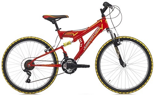 Vélos de montagnes : Cycles Cinzia MTB Arrow 18 / V Revo Shift v-Brake Aluminium, Collection Moll.Ant.Post, vélo, Unisexe – Adulte, Rouge, 26