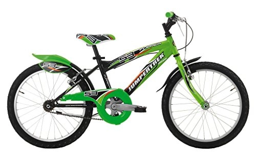Vélos de montagnes : Cycles Cinzia MTB Flipper sans Change, v-Brake Aluminium, vélo Enfant, Noir / Vert, 20