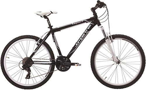 Vélos de montagnes : Cycles Cinzia MTB Impact 21 / V h.47 V-Brake Aluminium, Collection Moll, vélo Homme, Noir, 26