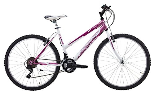 Vélos de montagnes : Cycles Cinzia MTB X-Trail 18 / V Revo Shift v-Brake Aluminium, Collection Moll.Ant, vélo Femme, Rose / Blanc, 26