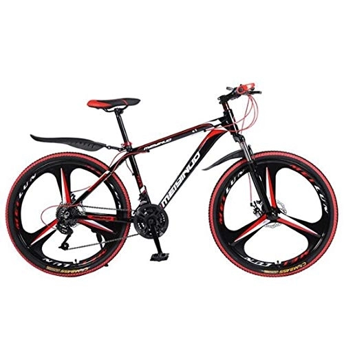 Vélos de montagnes : Dsrgwe VTT, 26" Vélos de Montagne, Vélos Cadre en Alliage d'aluminium léger, Double Disque de Frein et la Suspension Avant (Color : Black, Size : 27 Speed)