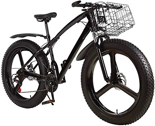 Vélos de montagnes : Ebikes Fat Tire Vélo de Montagne pour Homme Outroad, 3 Rayons 26 Pouces Double Frein à Disque Vélo pour Adolescents Adultes