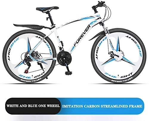 Vélos de montagnes : ETWJ Adulte VTT, Plage Motoneige Vélo, vélo Double Disque de Frein, 24 Pouces en Alliage d'aluminium Vélos, Unisexe (Color : A, Size : 24)