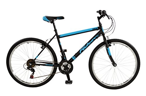 Vélos de montagnes : Falconevolve 2016 Unisexe Vélo de Montagne Bleu / Gris, 48, 3 cm Pouce Cadre en Acier, 18 Vitesses Puissant Avant et arrière en Acier V-Brake Deep Section Jantes en Alliage