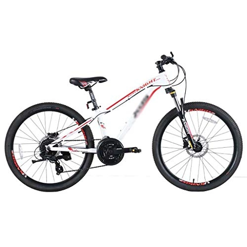 Vélos de montagnes : GEXIN Vélo de Montagne 8 Vitesses pour garçons, Cadre en Alliage d'aluminium, Frein à Disque hydraulique (24")