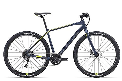 Vélos de montagnes : Giant Tough Road SLR 2 28 "Vélo Cross Bleu / Vert / Gris foncé (2016) 46