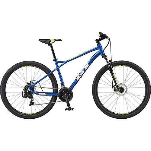 Vélos de montagnes : GT Aggressor Sport 29 pouces VTT Hardtail VTT Vélo 29" Mountain Bike (Bleu, 46 cm)