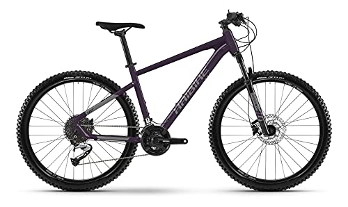 Vélos de montagnes : Haibike SEET 7 27.5R VTT 2021 (XS / 36 cm, noir / titane)