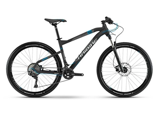 Vélos de montagnes : HAIBIKE vélo Seet hardseven 5.0 27, 5 "22-velocità taille 40 Noir / Bleu 2018 (VTT ammortizzate) / Bike Seet hardseven 5.0 27, 5 22-speed Size 40 black / blue 2018 (VTT Front Suspension)