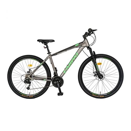 Vélos de montagnes : HGXC Vélo de Montagne avec Fourche à Suspension verrouillable Cadre en Aluminium vélo de Route VTT vélo Anti-dérapant Pneu pour Hommes Femmes Adultes Jeunes (Color : Gris)