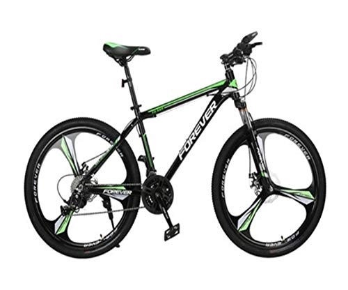 Vélos de montagnes : HPSMD Changement de Vitesse Adulte Femmes de vélo VTT de vélo Hommes (Color : Black Green, Size : 24 Speed)