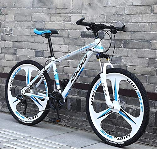 Vélos de montagnes : JF-XUAN vélo 26" 24Speed ​​VTT for Adultes, en Aluminium léger Suspension Avant Cadre, Fourche à Suspension, Frein à Disque (Color : A2, Size : 30Speed)
