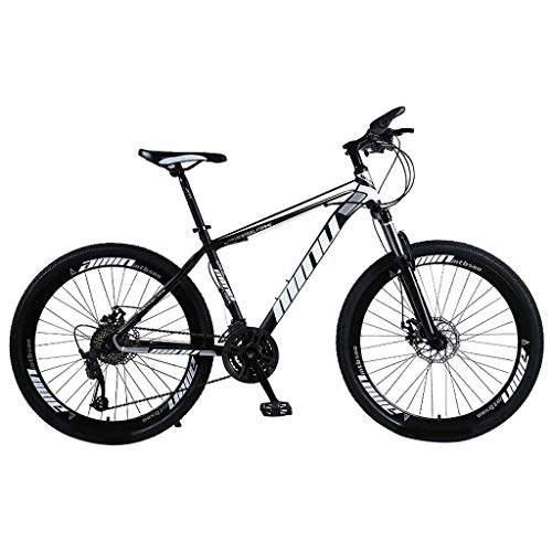 Vélos de montagnes : kashyk Vélo VTT 26" en acier au carbone Convient aux garçons / hommes de 1, 60 m à 1, 85 m Freins à disque à l'avant et à l'arrière 21 vitesses Suspension complète, ABS, Rose, taille unique