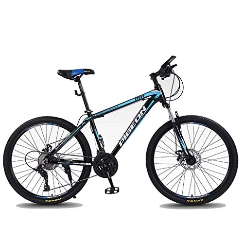 Vélos de montagnes : Kays VTT Vélo de Montagne 26" Hors Route De Montagne Vélos 24 / 27 / 30 for Adultes Vitesse Variable Teens Vélo en Aluminium Léger en Alliage Cadre (Color : Blue, Size : 24speed)