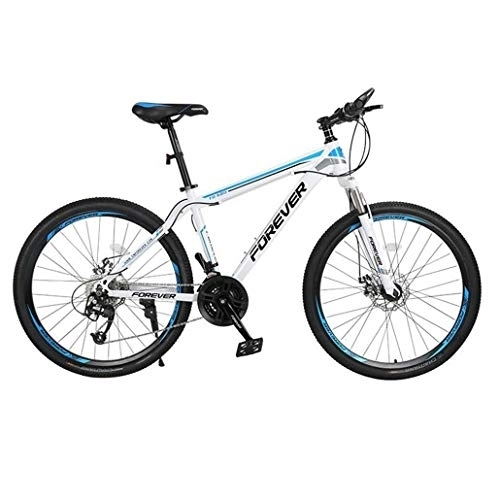 Vélos de montagnes : Kays VTT Vélo de Montagne VTT, 26 Pouces en Alliage D'aluminium Vélos Cadre, Double Disque De Frein Et De Suspension Avant, Unisexe (Color : Blue, Size : 30 Speed)