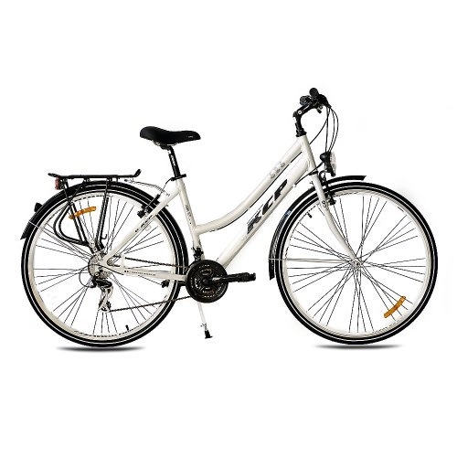 Vélos de montagnes : KCP 28" VÈLO DE RANDONÈE Femme Ara Cadre Aluminium ALU 21 Vitesses Blanche (w) - 71, 1 cm (28 Pouces)