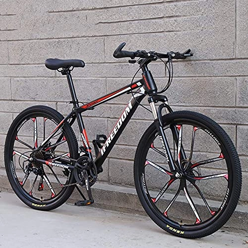 Vélos de montagnes : KELITINAus Vélo de Montagne, 24 / 26 Dans Roues Freins À Disque 21 / 24 / 27 / 30 Vitesse Mens Vélo Suspension Avant Vtt, E-24In-24Speed, A-26In-21Speed