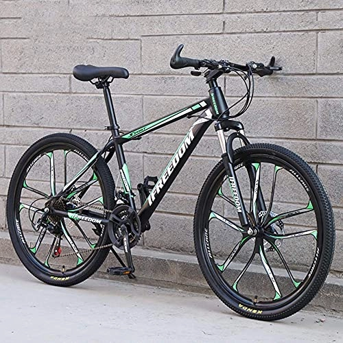 Vélos de montagnes : KELITINAus Vélo de Montagne, 24 / 26 Dans Roues Freins À Disque 21 / 24 / 27 / 30 Vitesse Mens Vélo Suspension Avant Vtt, E-24In-24Speed, B-24In-21Speed