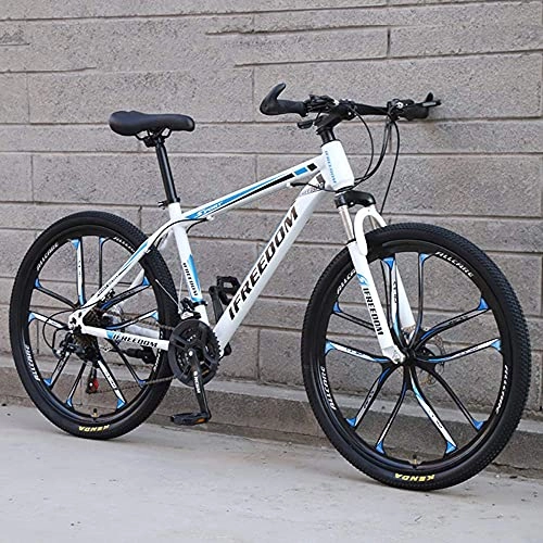 Vélos de montagnes : KELITINAus Vélo de Montagne, 24 / 26 Dans Roues Freins À Disque 21 / 24 / 27 / 30 Vitesse Mens Vélo Suspension Avant Vtt, E-24In-24Speed, E-24In-21Speed