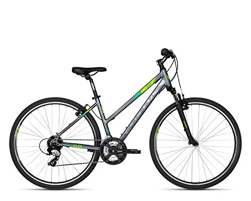 Vélos de montagnes : Kellys Clea 30 (17", Gris & Jaune)