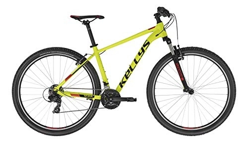 Vélos de montagnes : Kellys Spider 10 29R VTT 2021 (M / 46 cm, jaune fluo)