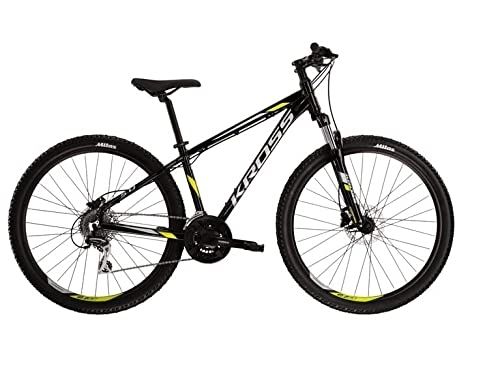 Vélos de montagnes : Kross Hexagon 5.0 27" Taille XS Noir / citron vert / gris