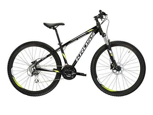 Vélos de montagnes : Kross VTT 29" Hexagon 5.0 Black / LimeGrey (19 (M))